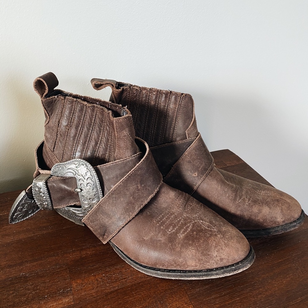 Free People Understated Biker Boots